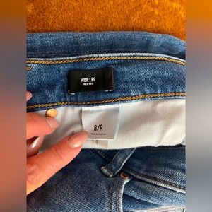 Express wide leg high rise size 8R